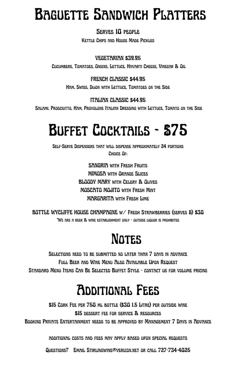 Private Events Stirling Wine private-events-stirling-wine